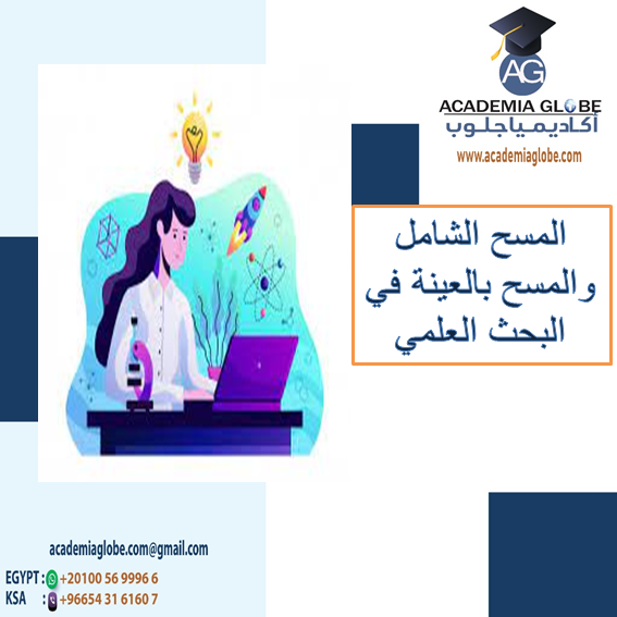 المسح الشامل والمسح بالعينة في البحث العلمي