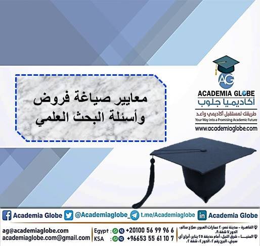 معايير صياغة فروض وأسئلة البحث العلمي