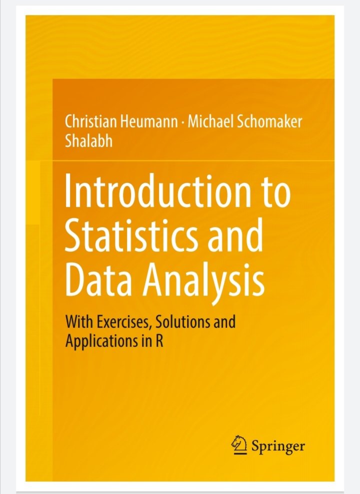 مقدمة في الاحصاء وتحليل البيانات مع بعض التطبيقات بلغة البرمجة R.