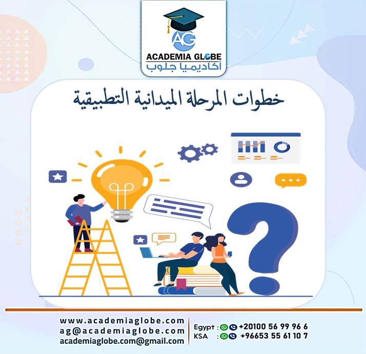 خطوات المرحلة الميدانية التطبيقية