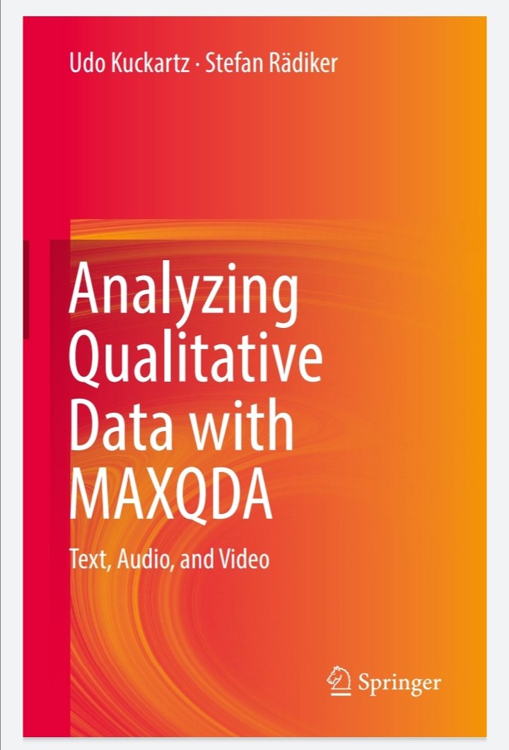 كتاب  تحليل البيانات النوعية باستخدام برنامج ماكس كيو دي أي MAXQDA.